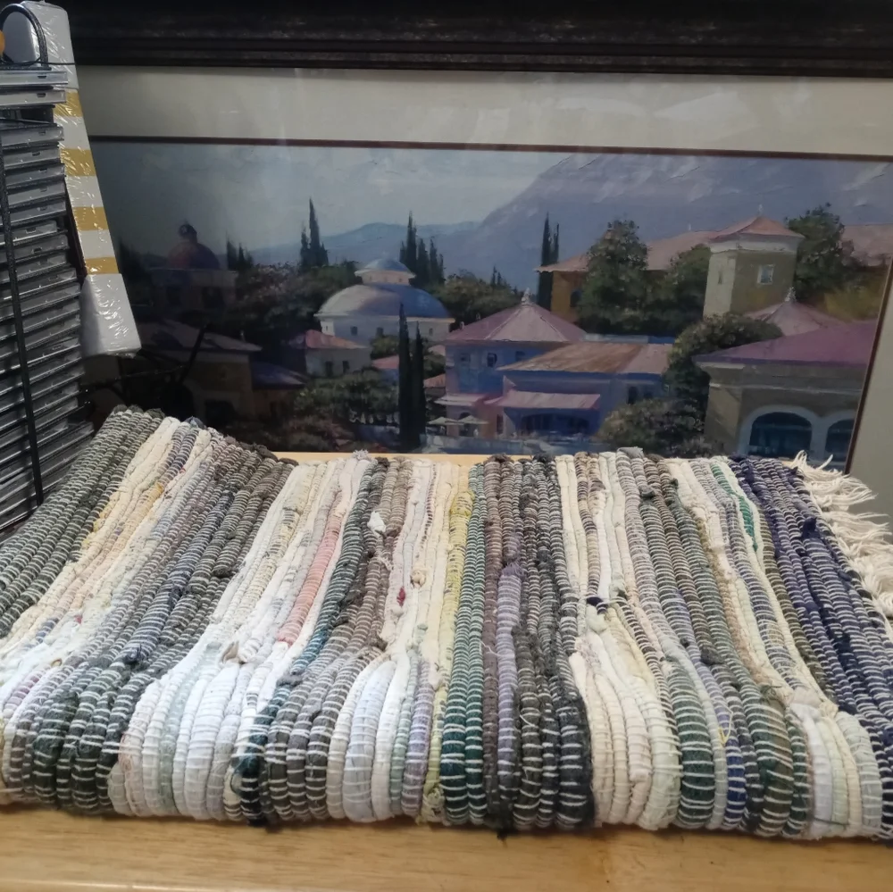 🌅🏫 2 Gallic Artisan Cotton Rugs 🆕🏬 22